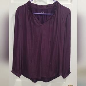 LOFT Deep Purple Women's Blouse